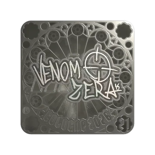 Наклейка | venomzera (металлическая, итоговая) | Кёльн-2026