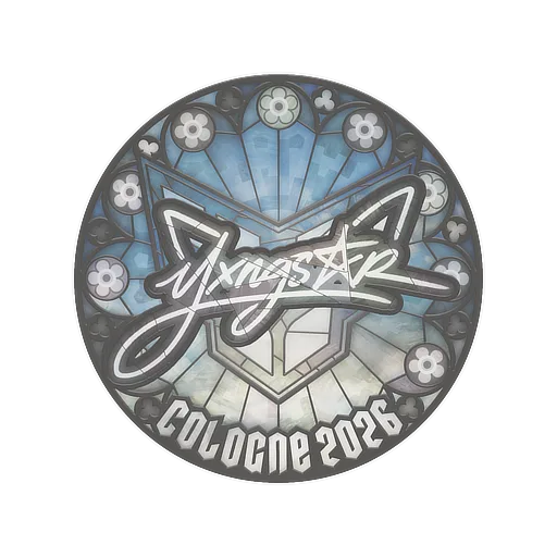 Наклейка | yxngstxr | Кёльн-2026