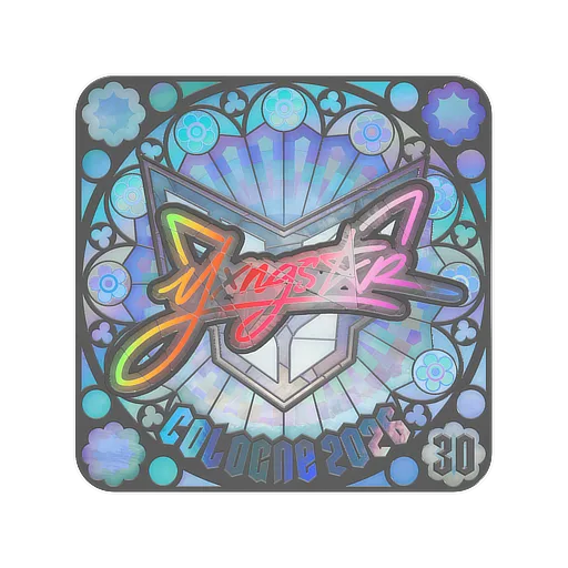 Sticker | yxngstxr (Holo, Ranked) | Cologne 2026