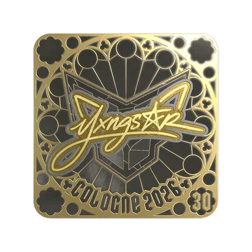 Sticker | yxngstxr (Gold, Ranked) | Cologne 2026