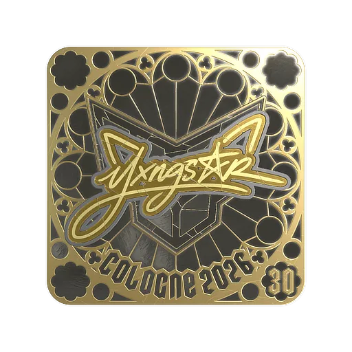 Sticker | yxngstxr (Gold, Ranked) | Cologne 2026