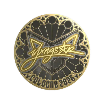 Sticker | yxngstxr (Gold) | Cologne 2026