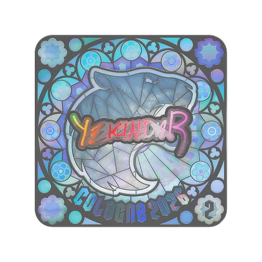 Sticker | YEKINDAR (Holo, Ranked) | Cologne 2026