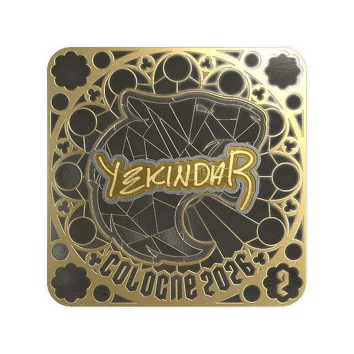 Sticker | YEKINDAR (Gold, Ranked) | Cologne 2026
