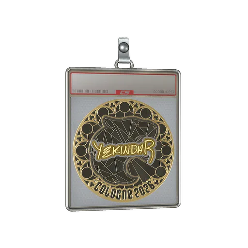 Sticker Slab | YEKINDAR (Gold) | Cologne 2026