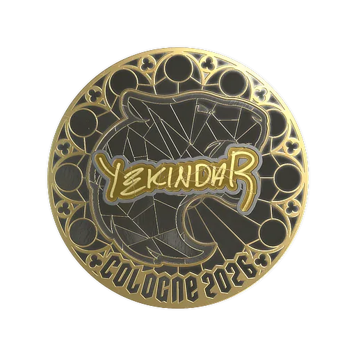 Sticker | YEKINDAR (Gold) | Cologne 2026