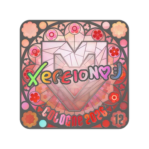 Наклейка | xertioN (голографическая, итоговая) | Кёльн-2026