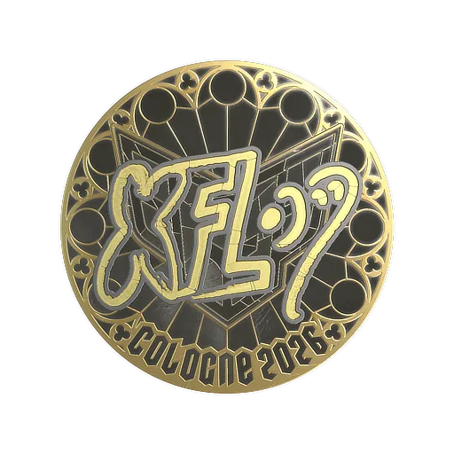 Sticker | xfl0ud (Gold) | Cologne 2026