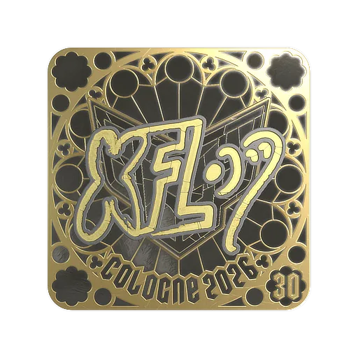 Sticker | xfl0ud (Gold, Ranked) | Cologne 2026