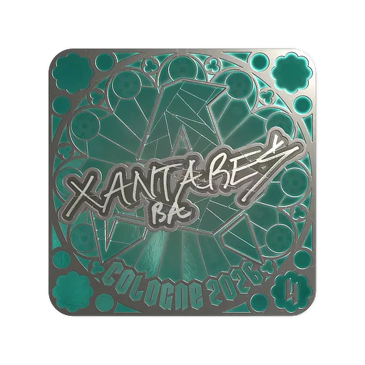 Наклейка | XANTARES (металлическая, итоговая) | Кёльн-2026