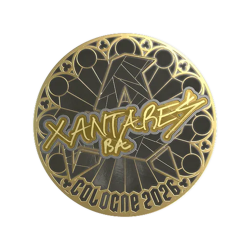 Наклейка | XANTARES (золотая) | Кёльн-2026