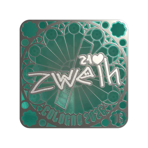 Sticker | zweih (Foil, Ranked) | Cologne 2026