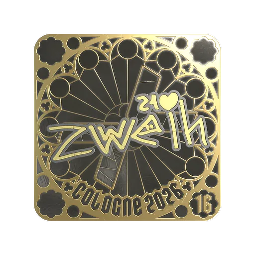 Sticker | zweih (Gold, Ranked) | Cologne 2026