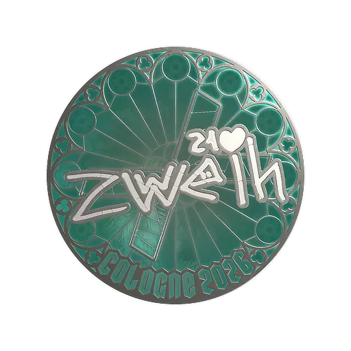 Sticker | zweih (Foil) | Cologne 2026