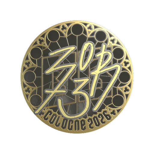 Sticker | zorte (Gold) | Cologne 2026