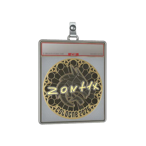 Sticker Slab | zont1x (Gold) | Cologne 2026