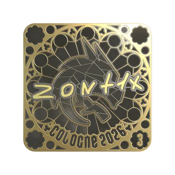 Sticker | zont1x (Gold, Ranked) | Cologne 2026