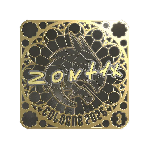 Sticker | zont1x (Gold, Ranked) | Cologne 2026