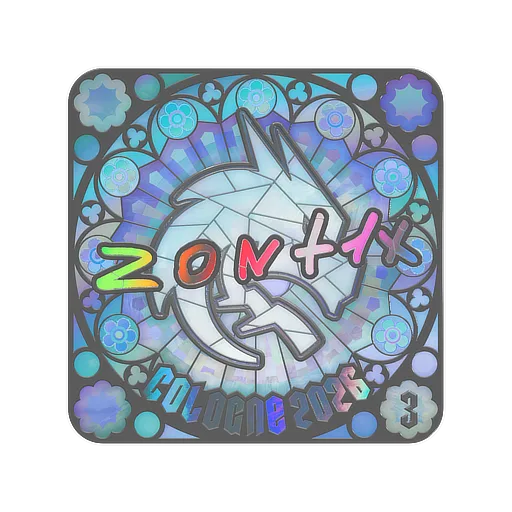 Sticker | zont1x (Holo, Ranked) | Cologne 2026