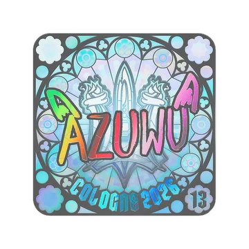 Sticker | AZUWU (Holo, Ranked) | Cologne 2026