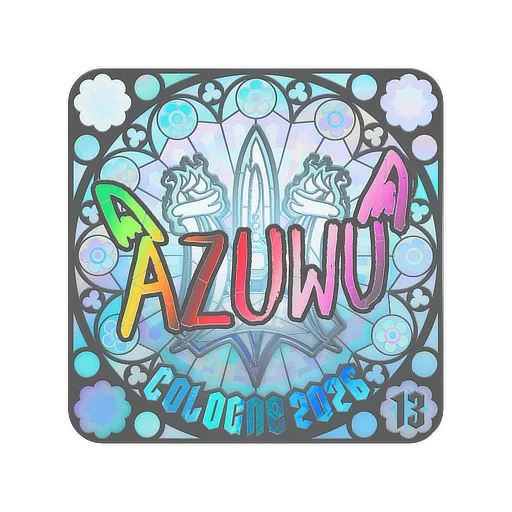Sticker | AZUWU (Holo, Ranked) | Cologne 2026