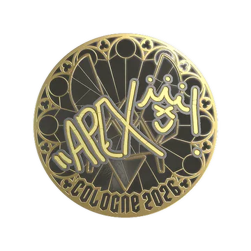Sticker | apEX (Gold) | Cologne 2026