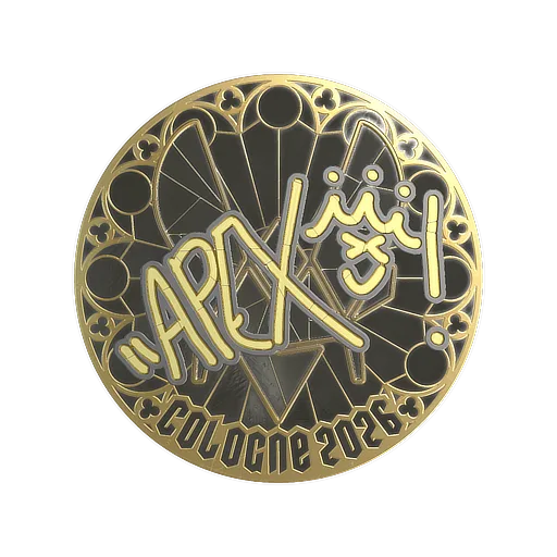 Sticker | apEX (Gold) | Cologne 2026