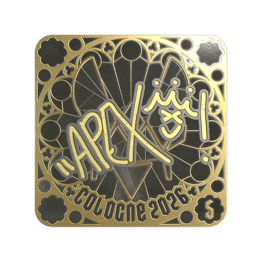 Sticker | apEX (Gold, Ranked) | Cologne 2026