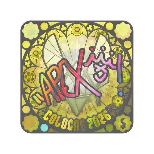 Sticker | apEX (Holo, Ranked) | Cologne 2026