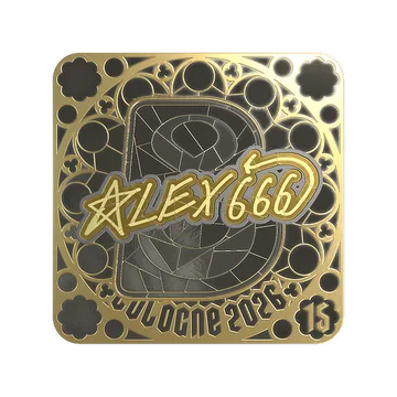 Sticker | alex666 (Gold, Ranked) | Cologne 2026