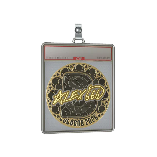 Sticker Slab | alex666 (Gold) | Cologne 2026