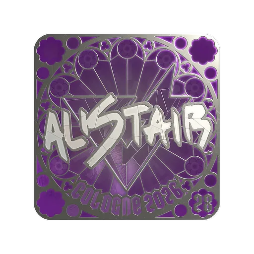 Наклейка | aliStair (металлическая, итоговая) | Кёльн-2026
