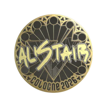 Sticker | aliStair (Gold) | Cologne 2026
