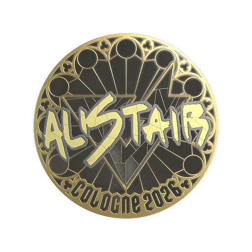 Sticker | aliStair (Gold) | Cologne 2026