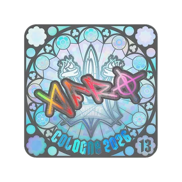 Sticker | afro (Holo, Ranked) | Cologne 2026