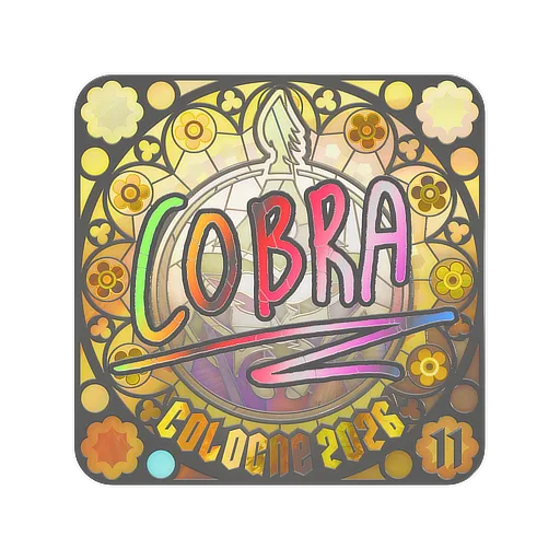 Sticker | cobra (Holo, Ranked) | Cologne 2026