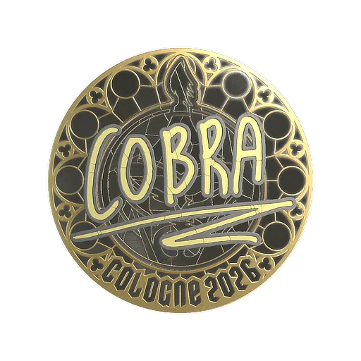 Sticker | cobra (Gold) | Cologne 2026