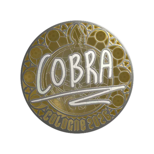 Наклейка | cobra (металлическая) | Кёльн-2026