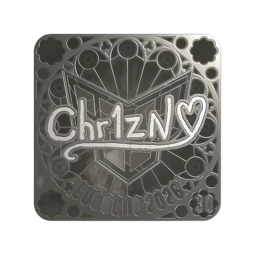 Наклейка | Chr1zN (металлическая, итоговая) | Кёльн-2026