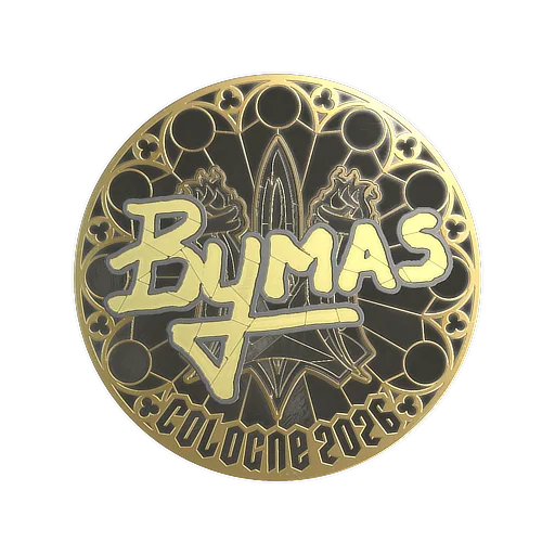 Sticker | Bymas (Gold) | Cologne 2026