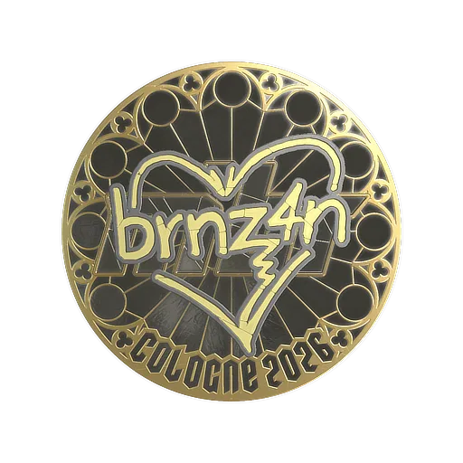 Sticker | brnz4n (Gold) | Cologne 2026