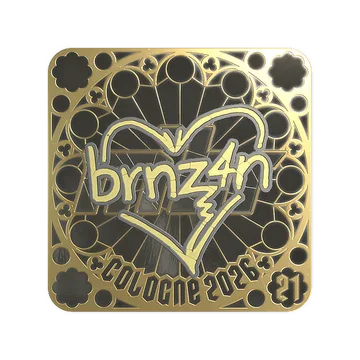 Sticker | brnz4n (Gold, Ranked) | Cologne 2026