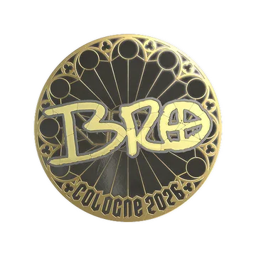 Sticker | br0 (Gold) | Cologne 2026