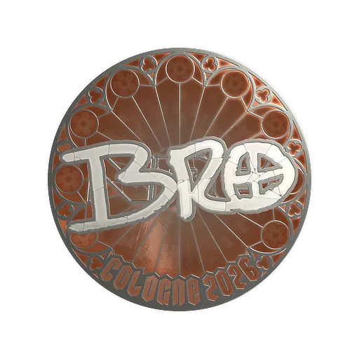 Наклейка | br0 (металлическая) | Кёльн-2026