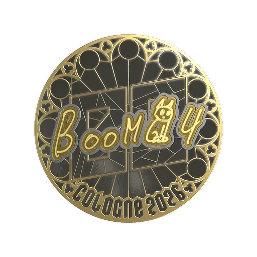 Наклейка | Boombl4 (золотая) | Кёльн-2026