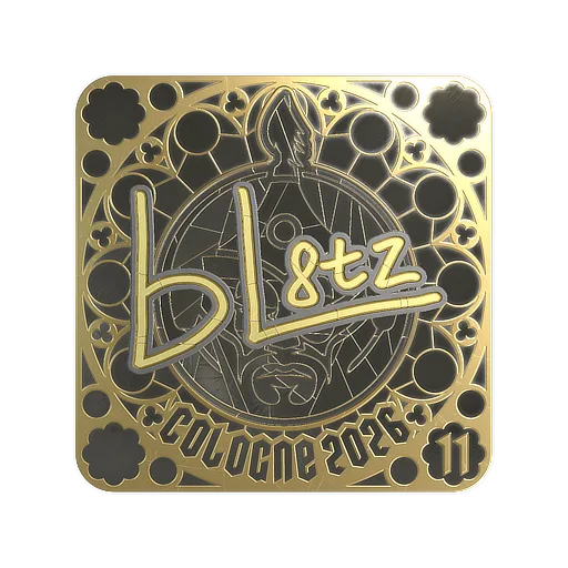 Наклейка | bLitz (золотая, итоговая) | Кёльн-2026