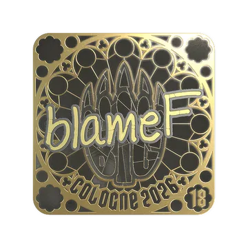Sticker | blameF (Gold, Ranked) | Cologne 2026