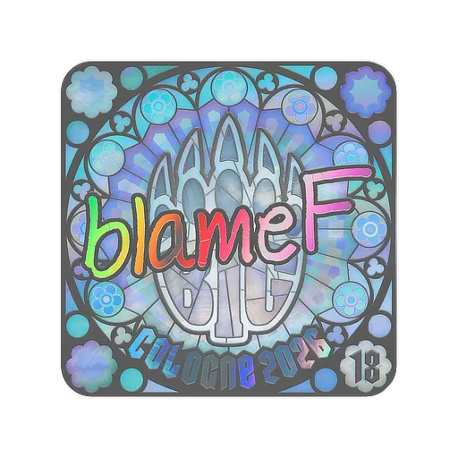 Sticker | blameF (Holo, Ranked) | Cologne 2026