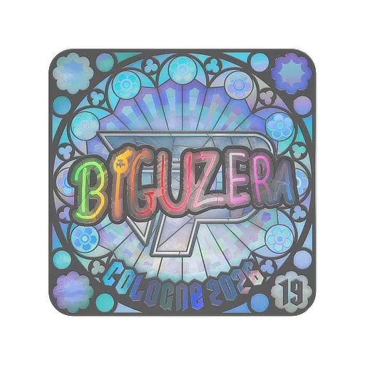 Наклейка | biguzera (голографическая, итоговая) | Кёльн-2026