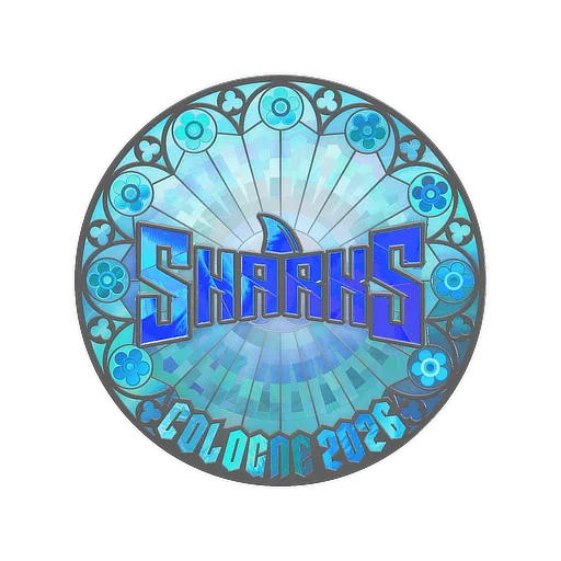 Наклейка | Sharks Esports (голографическая) | Кёльн-2026